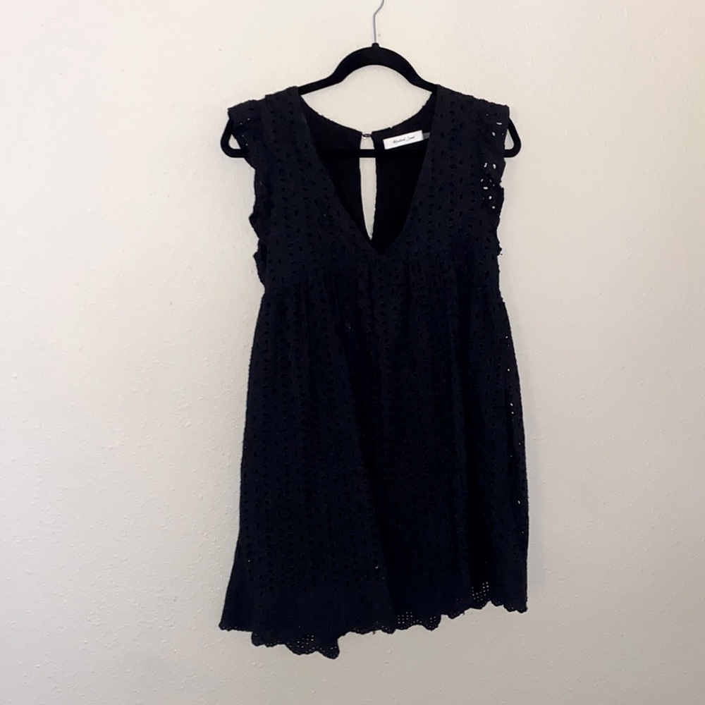 black romper-dress